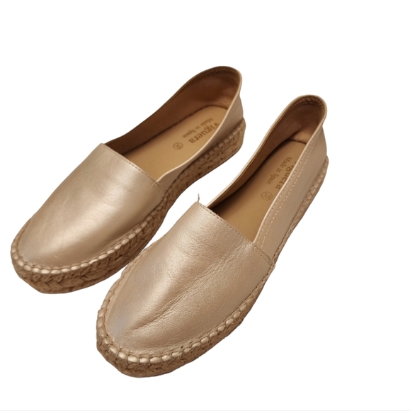Viguera Metallic Pearl Espadrilles - Picture 1 of 8